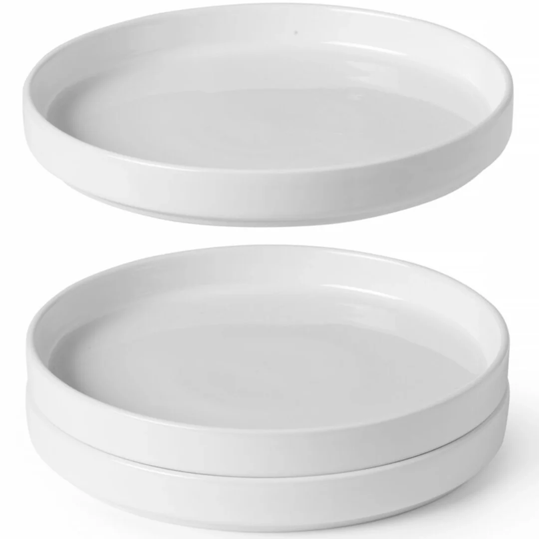 Talerz z wysokim rantem OSLO biały 280 x 28 mm - zestaw 6 szt. — zdjęcie 2