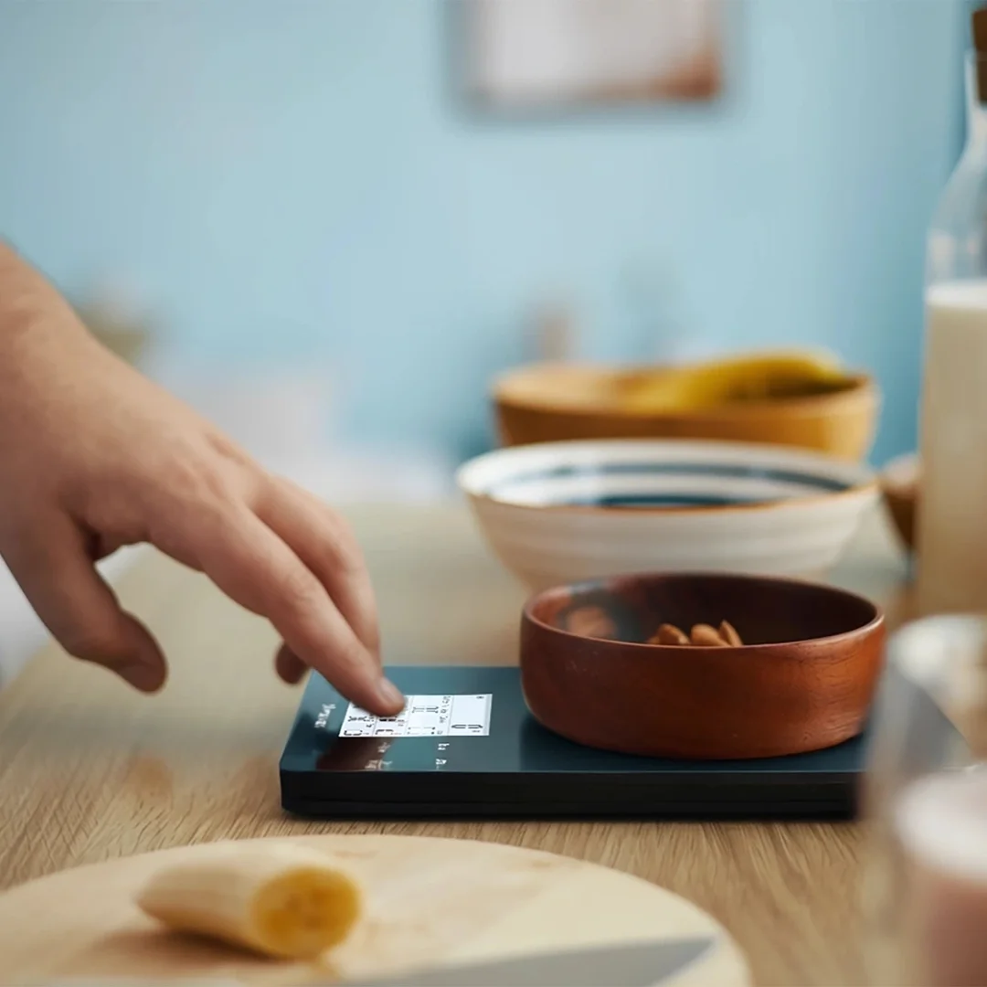 Waga kuchenna inteligentna z wyświetlaczem aplikacją Bluetooth 10 kg - czarna — zdjęcie 3