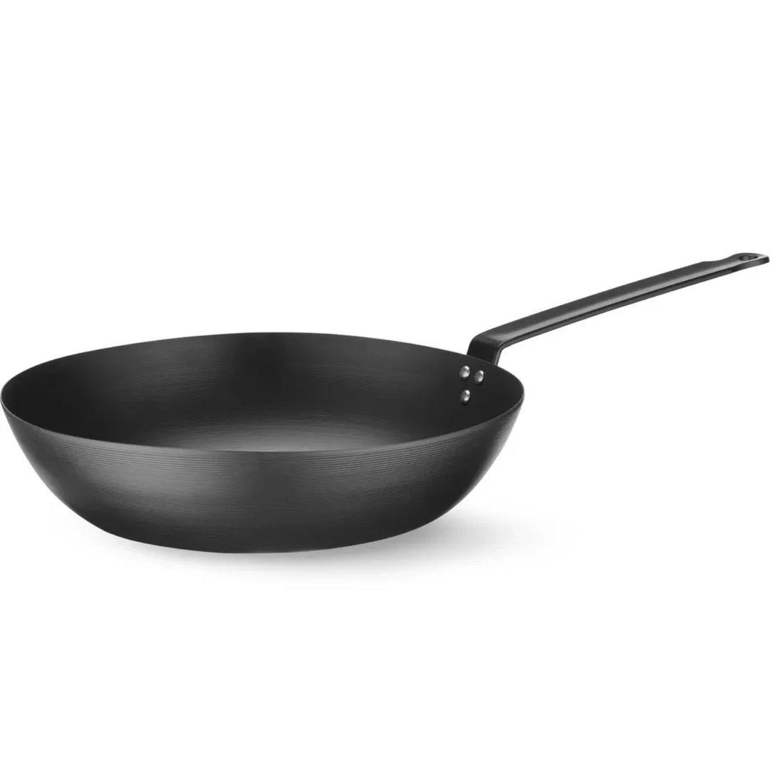 Wok uniwersalny ze stali węglowej śr. 304 mm — zdjęcie 2
