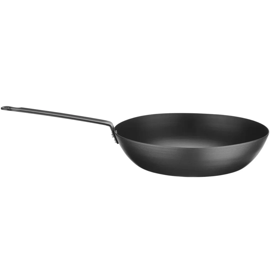 Wok uniwersalny ze stali węglowej śr. 304 mm — zdjęcie 3