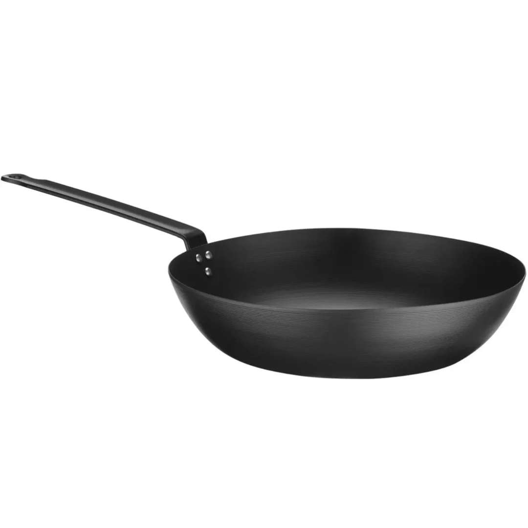 Wok uniwersalny ze stali węglowej śr. 304 mm — zdjęcie 4