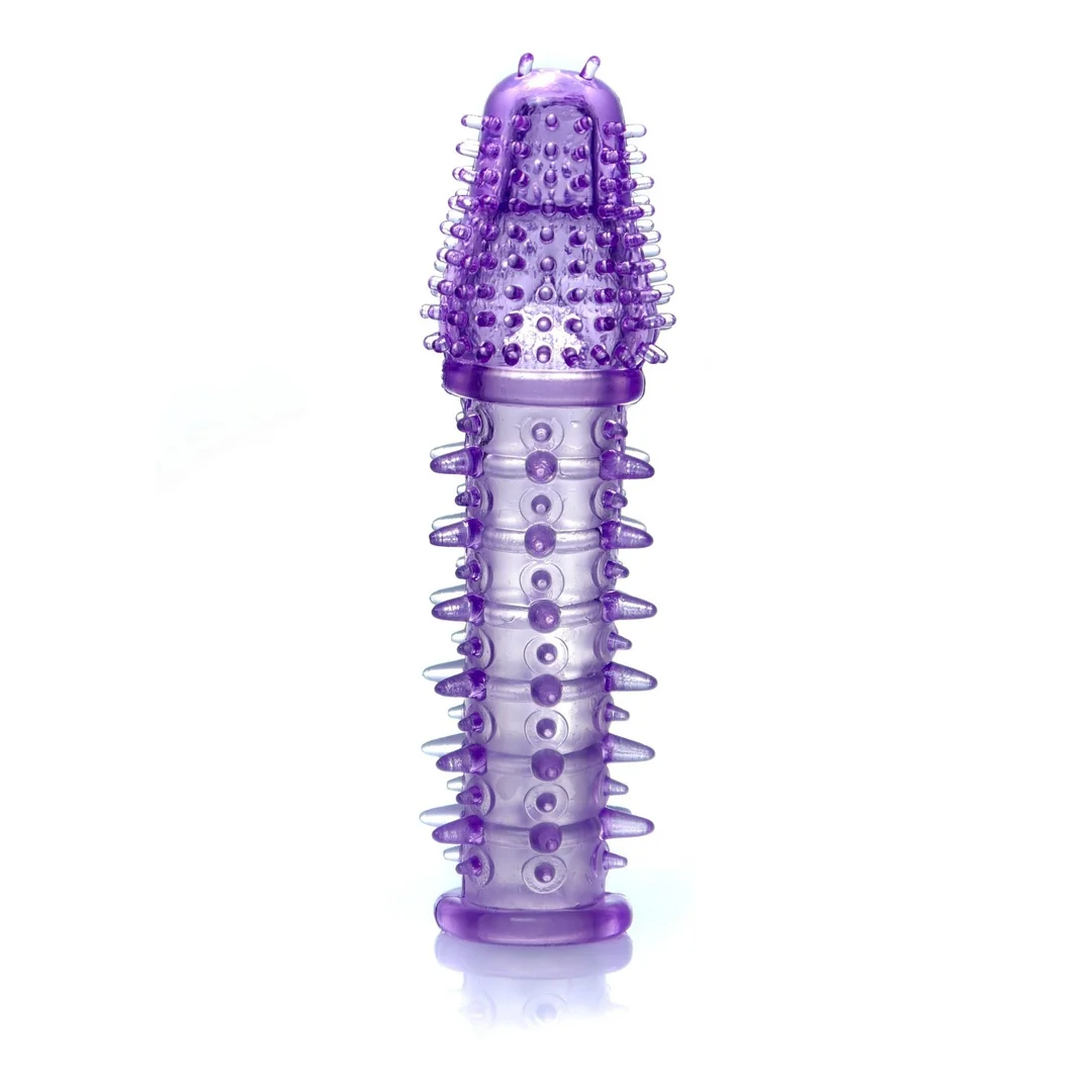 Elastyczna nakładka na penisa z wypustkami EasyLove 13,5 cm
