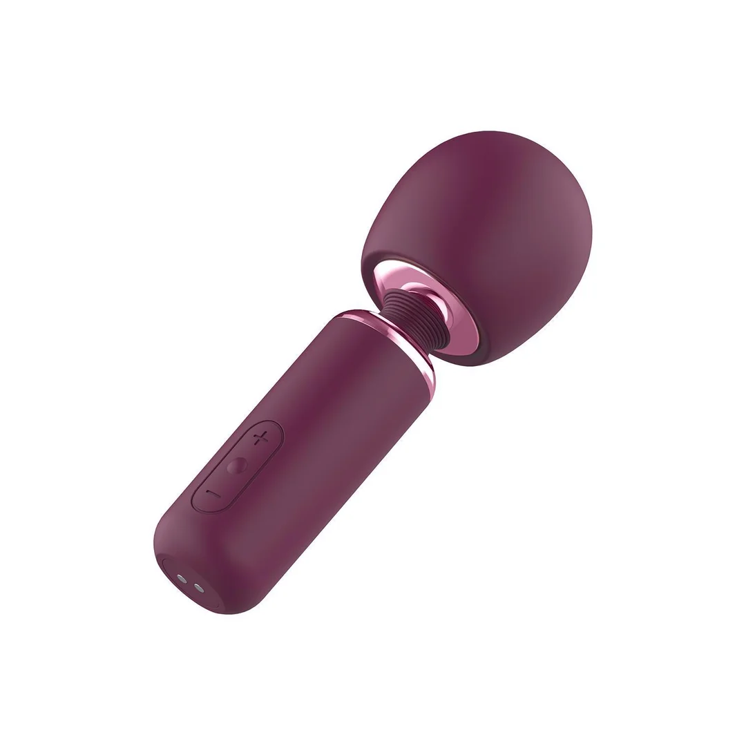 Wibrator wand Glam Bold silikonowy USB 18 cm