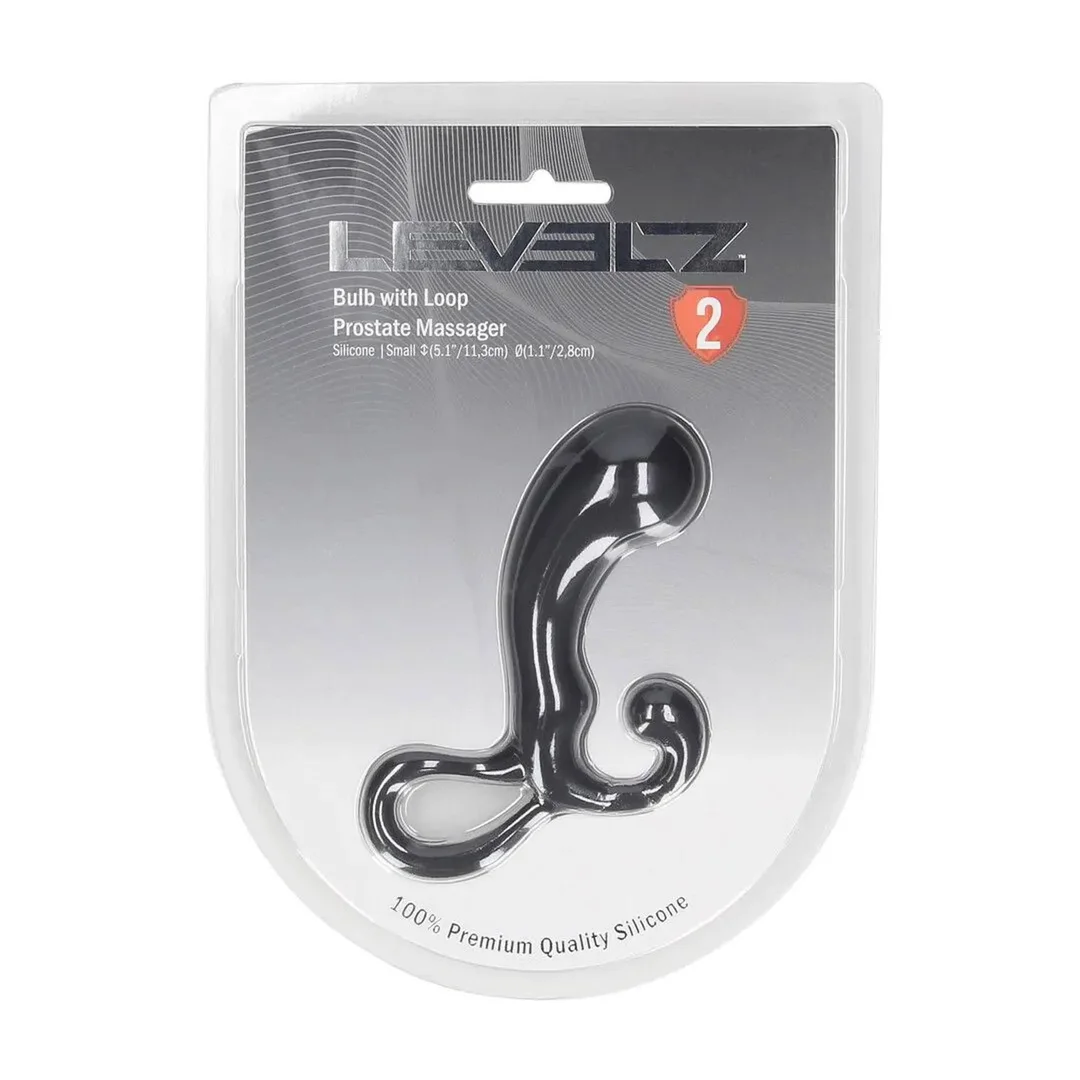 Masażer prostaty silikonowy Levelz S czarny 11 cm