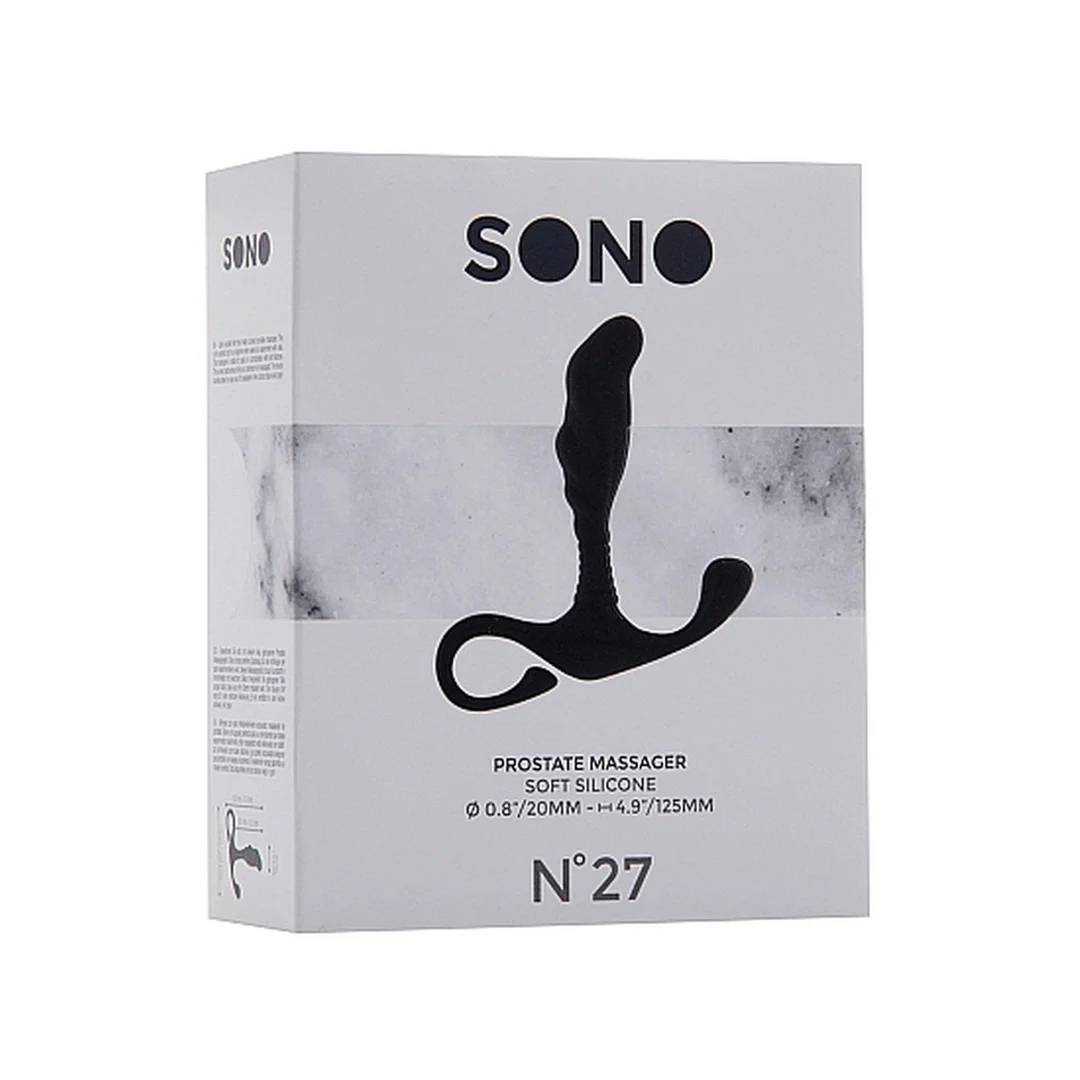 Masażer prostaty Sono No.27 silikonowy ABS czarny