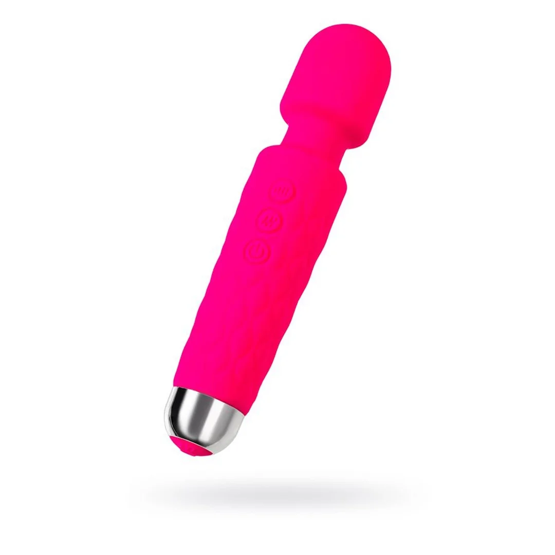 Masażer wibrujący Flovetta Peony silikonowy różowy USB 20.5 cm