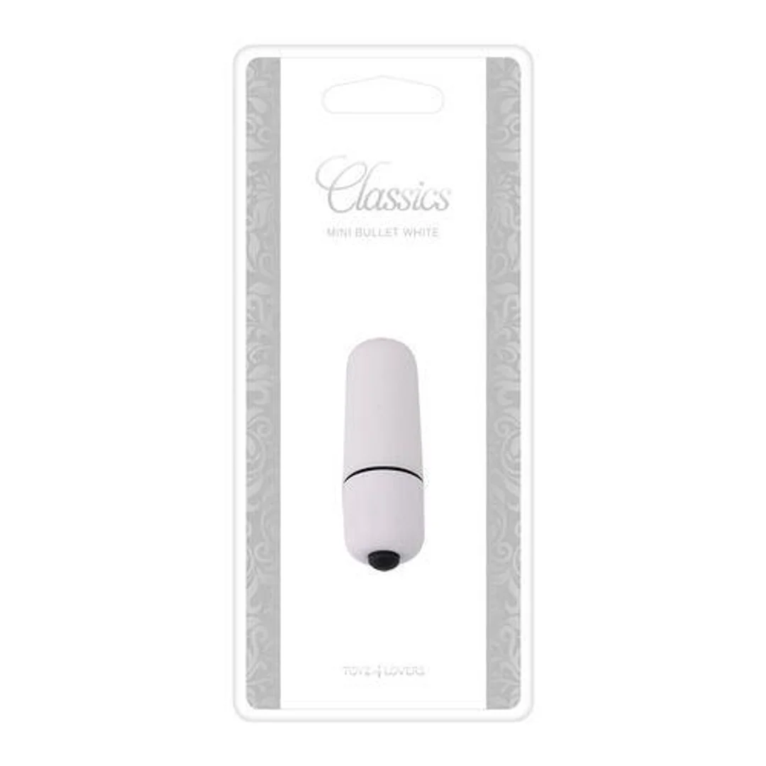 Mini wibrator bullet Toyz4lovers classics biały 5,5 cm wodoodporny