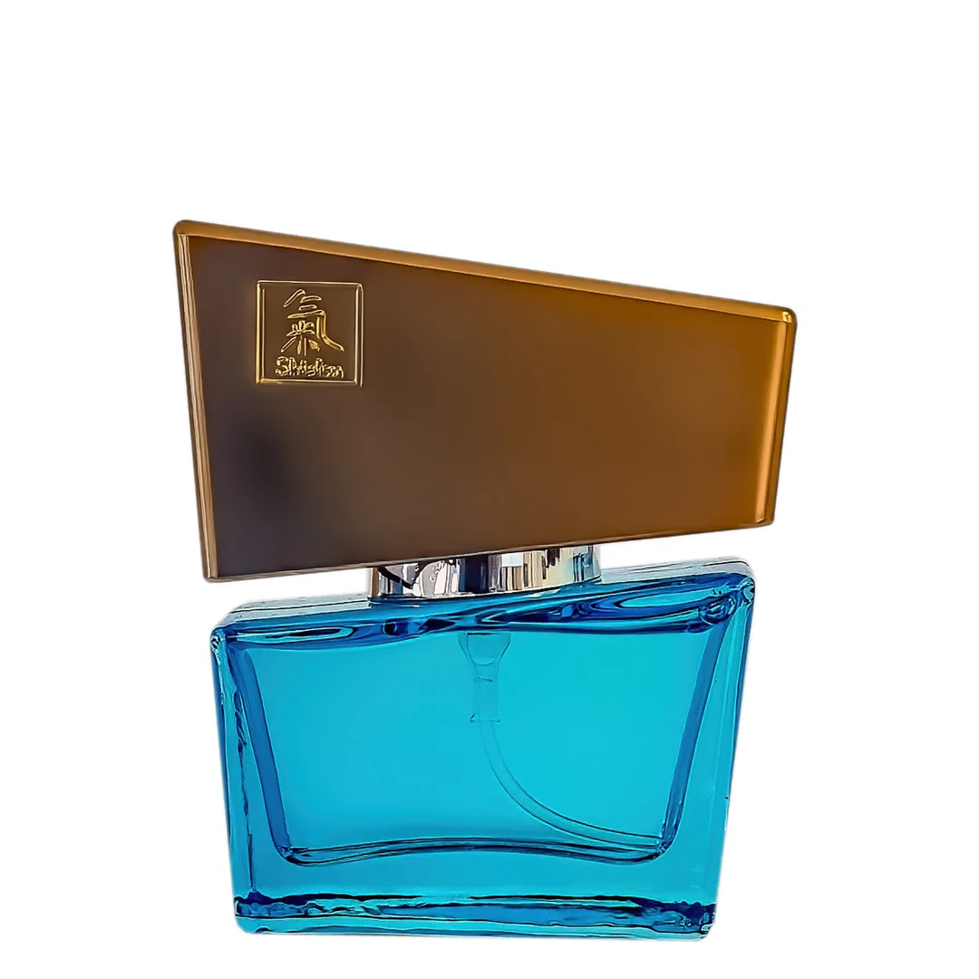 Perfumy feromonowe Shiatsu Hot niebieskie 50 ml