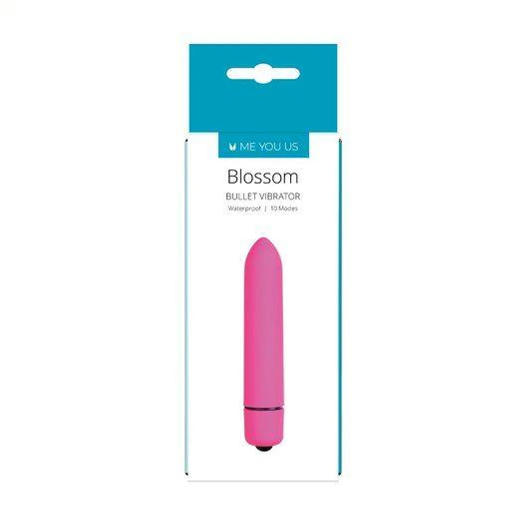 Wibrator- Me You Us Blossom 10 Mode Bullet Vibrator Pink