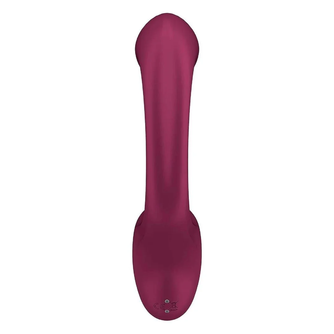 Wibrator punktu G i łechtaczki Satisfyer G For Goddess 2 bordowy