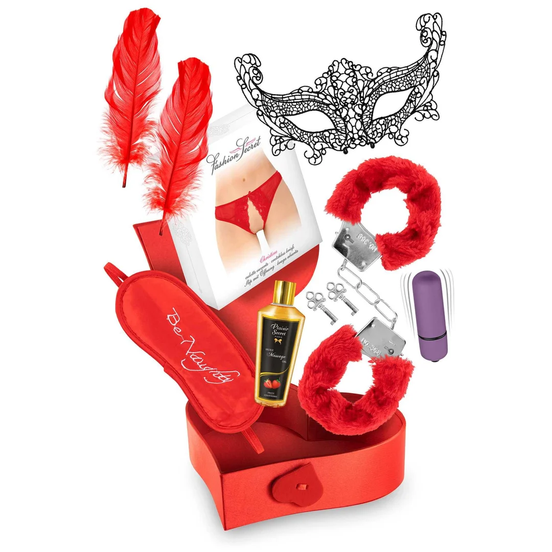 Zestaw Walentynkowy Pleasure Box Concorde z BDSM i wibratorem