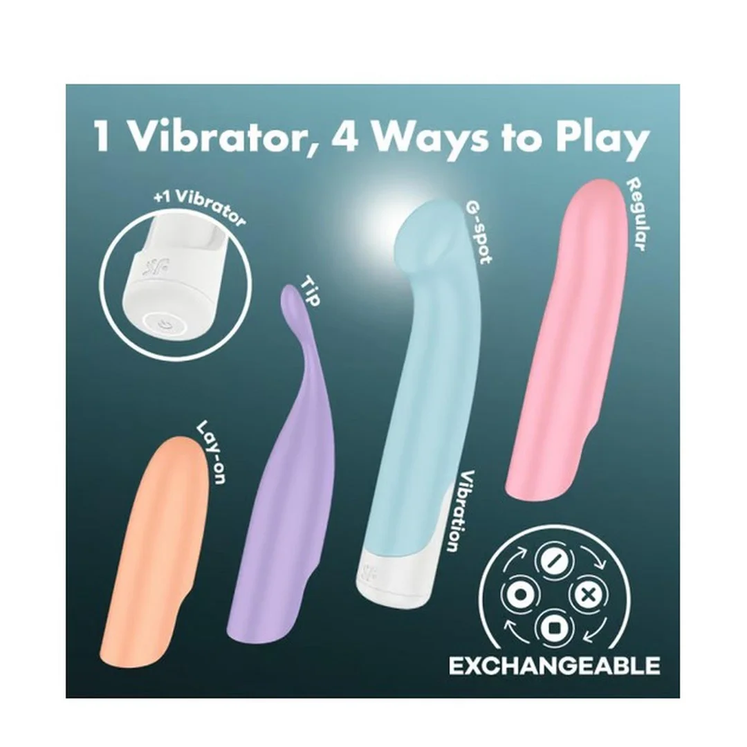 Zestaw wibratorów Satisfyer Playful Four silikonowy USB wodoodporny