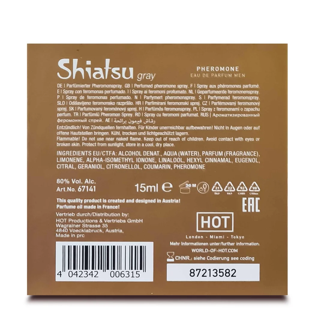 Perfumy feromonowe Hot Shiatsu szare 15 ml - 10