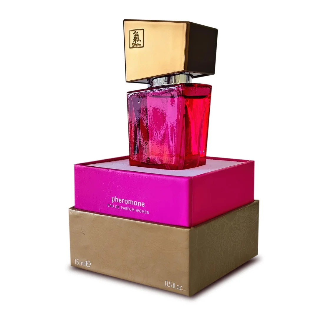 Perfumy feromonowe Shiatsu Hot woman różowy 15 ml - 2