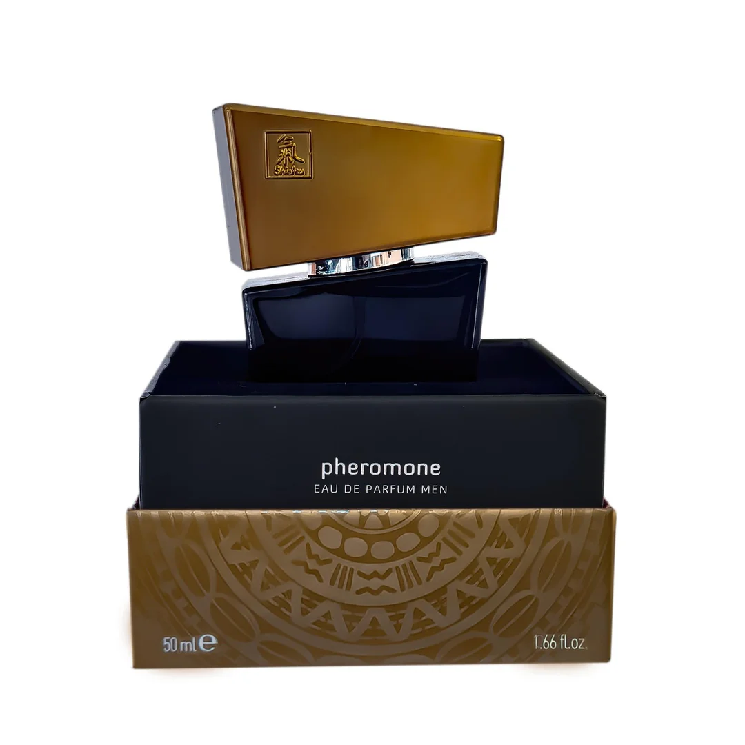Perfumy feromonowe Shiatsu męskie szare Hot 50 ml