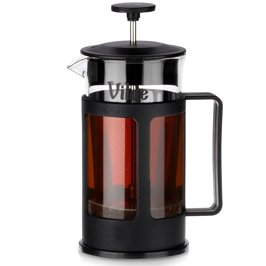 Zaparzacz Tłokowy French Press Kawa Herbata 350 ml Szkło Borokrzemowe - 9