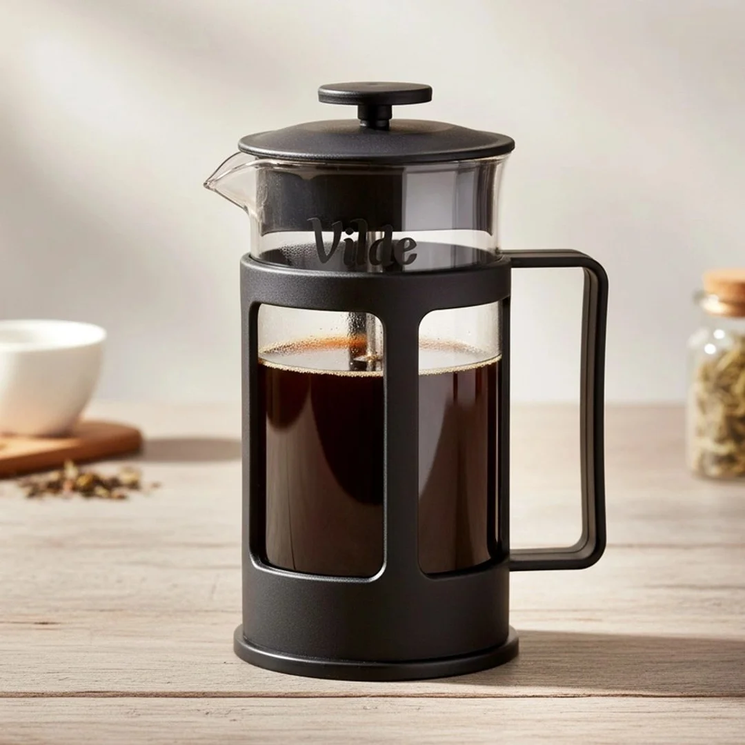 Zaparzacz Tłokowy French Press Kawa Herbata 350 ml Szkło Borokrzemowe - 10