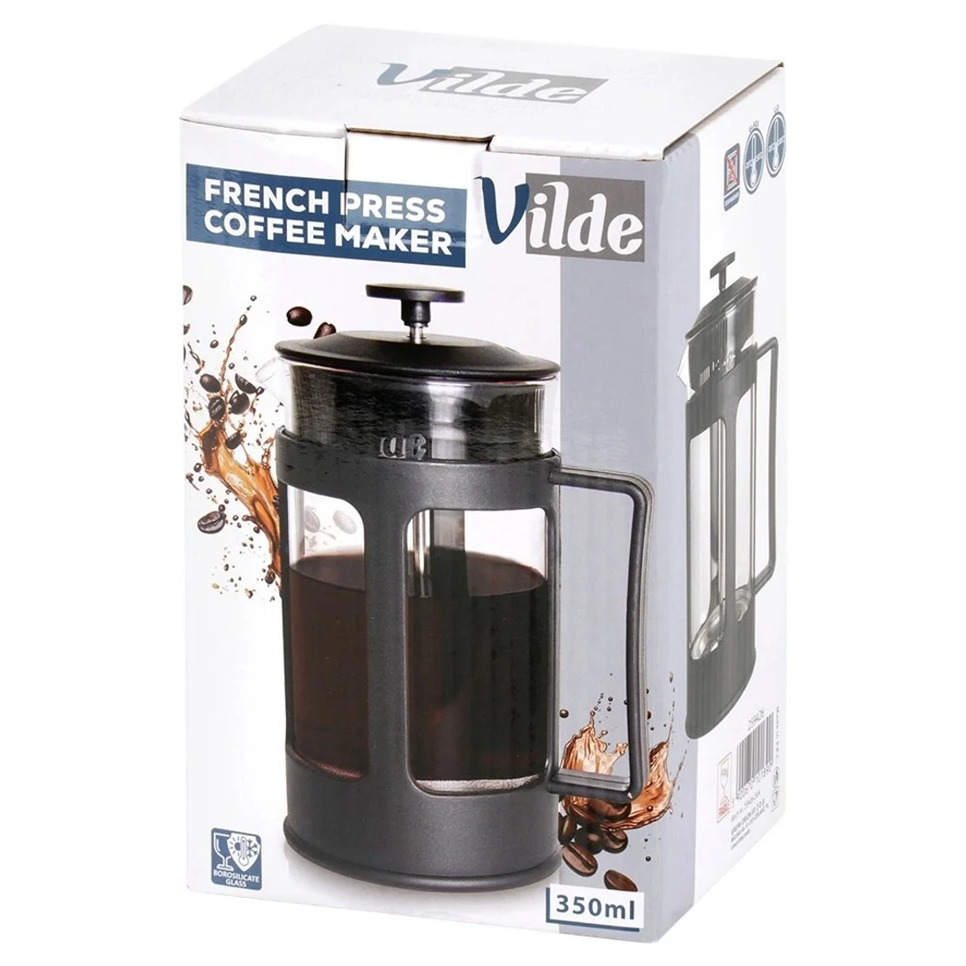 Zaparzacz Tłokowy French Press Kawa Herbata 350 ml Szkło Borokrzemowe - 15