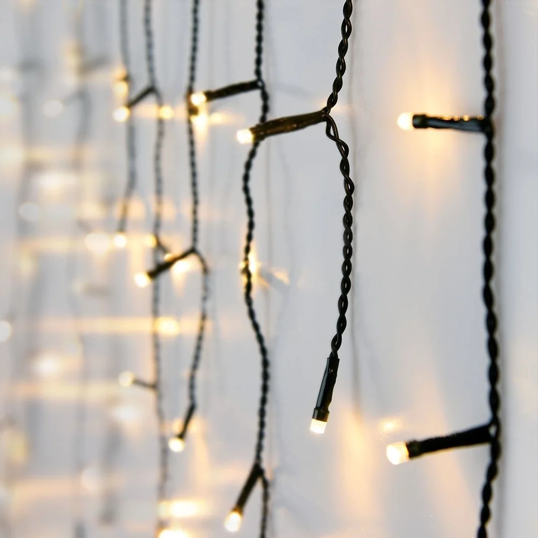 Kurtyna Girlanda Lampki Świąteczna Świetlna 180 LED Zewnętrzna VILDE 5,85 m