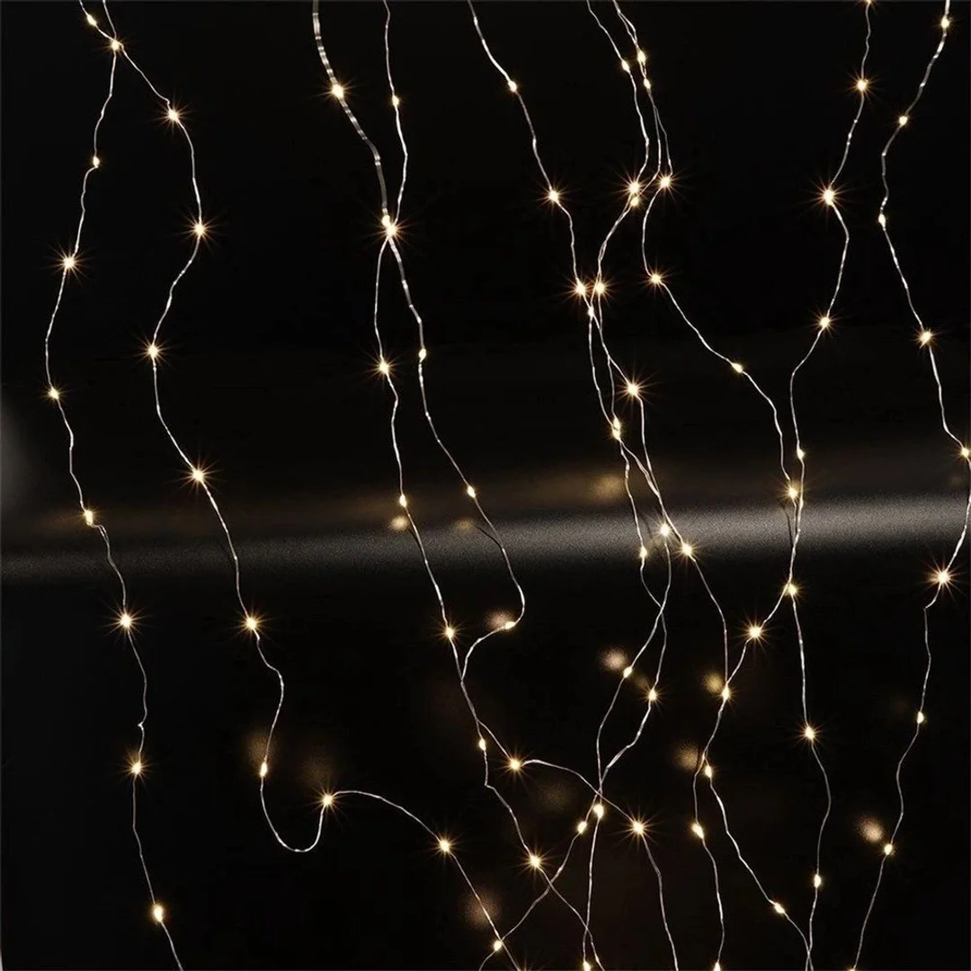 Lampki choinkowe druciki 160 LED, 190 cm