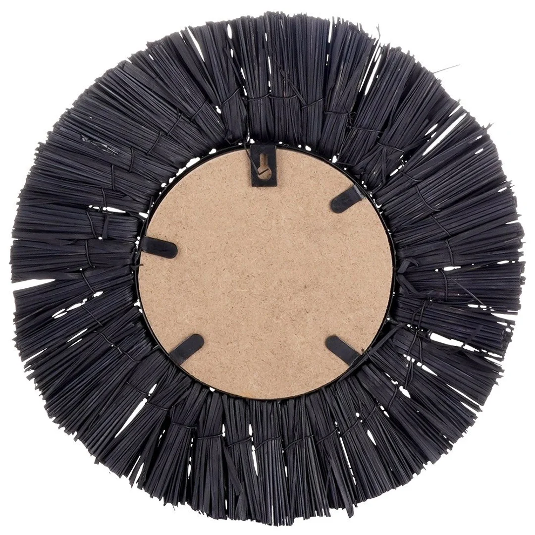 Lustro Ścienne z Ramą Wiszące Ozdobne Dekoracyjne Boho HOME STYLING 32 cm