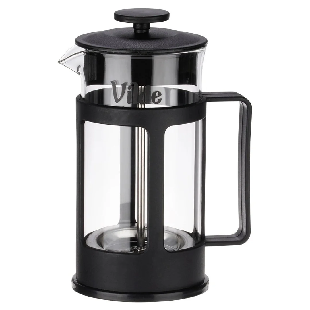 Zaparzacz Tłokowy French Press Kawa Herbata 350 ml Szkło Borokrzemowe - 3