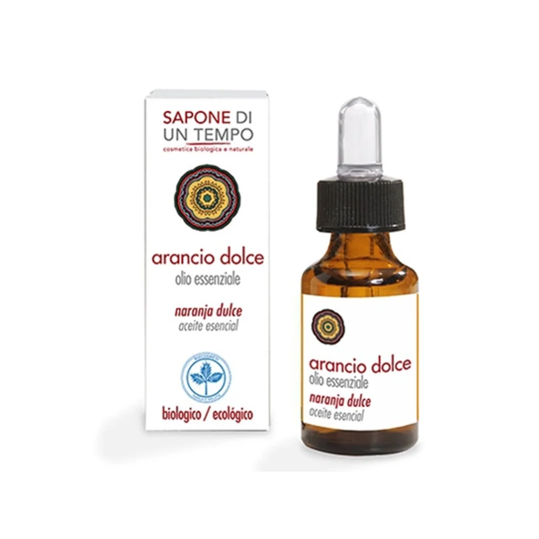 Olejek eteryczny BIO ze Słodką Pomarańczą 15 ml - SAPONE DI UN TEMPO
